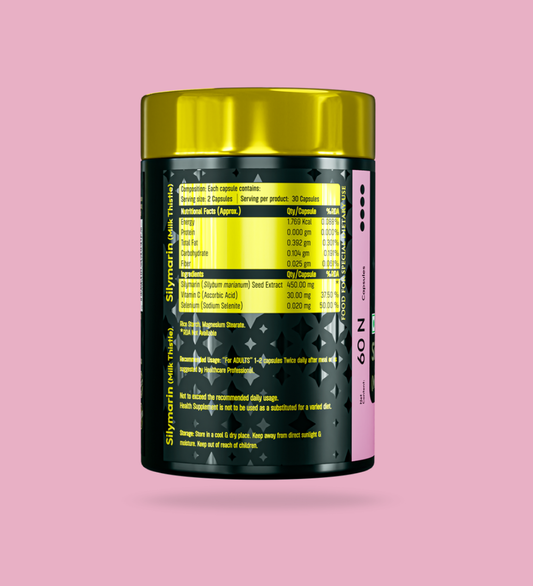 Milk Thistle (Silymarin) – Liver Detox & Protection