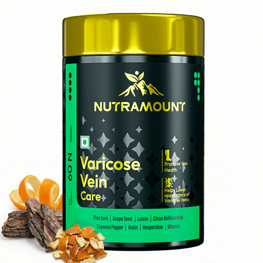 Infographic for Nutramount Sperm Mobility supplement featuring circular icons of a clock, a dumbbell, and a battery to represent its benefits for stamina, muscle health, and energy levels.