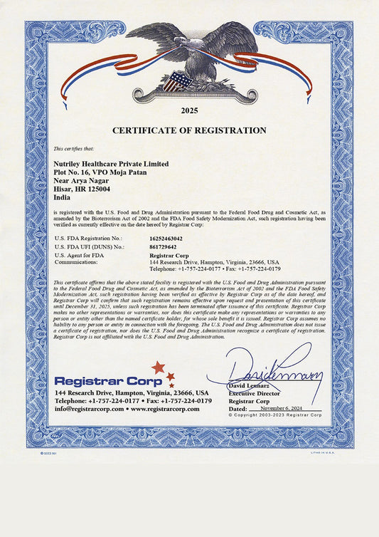 Certificate of Resgistration