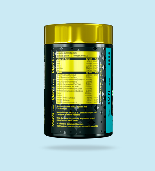 Mens Care Tablets Ingredients Details