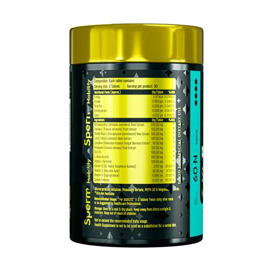 Sperm Mobility – Fertility Support Tablets for Men